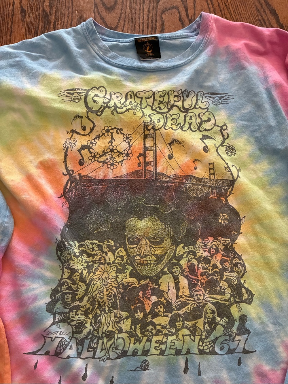Grateful Dead Tie-Dye Long Sleeve Tee - Multicolor